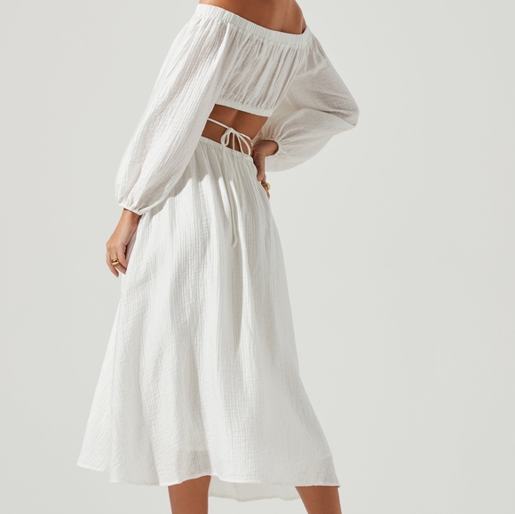 Astr The Label Cassian Dress (White XS) - Picture 2 of 2